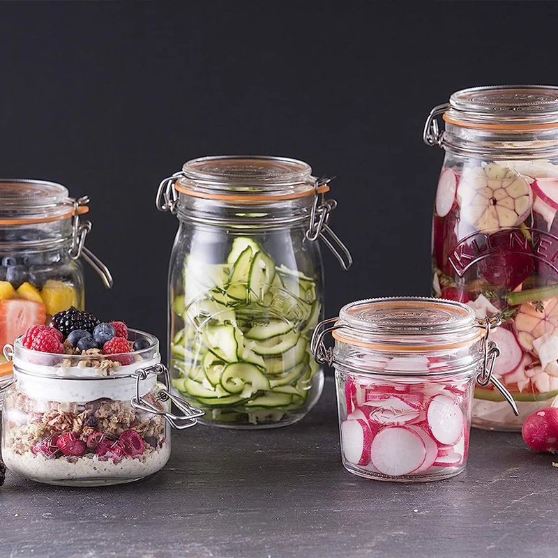 Tarros herméticos de cristal Clip Top de Kilner®