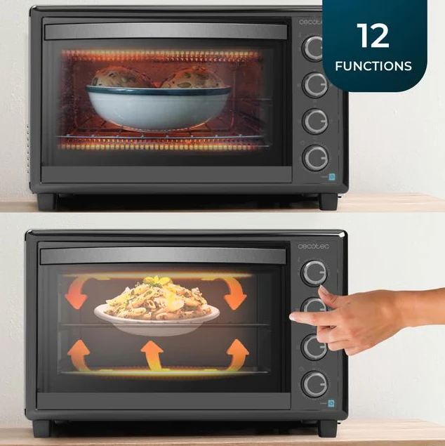 HORNO DE SOBREMESA BAKE&TOAST 4600 BLACK GYRO