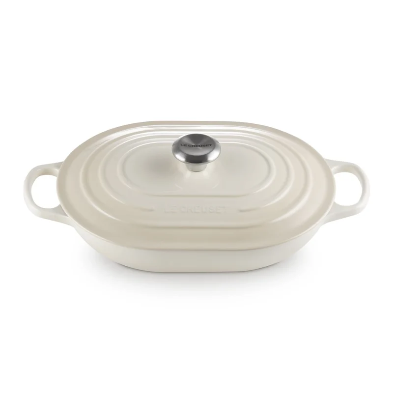 Cocotte baja tipo cacerola ovalada Le Creuset