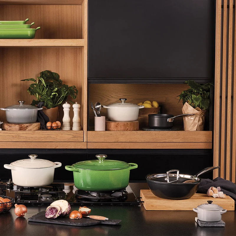 Sartén Chef Pro con vertedor y tapa acero Le Creuset