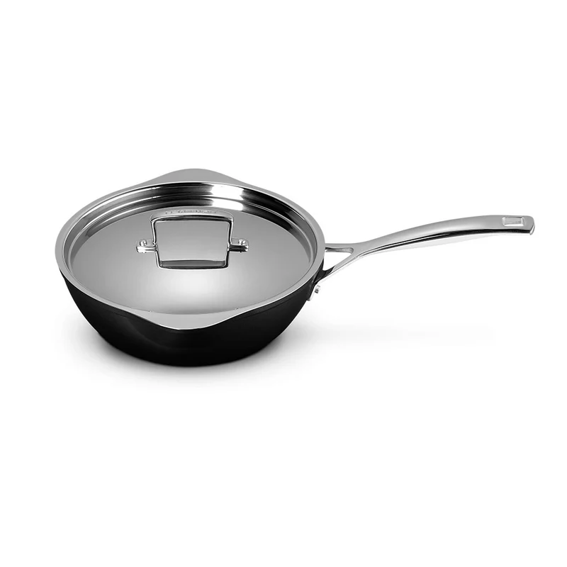 Sartén Chef Pro con vertedor y tapa acero Le Creuset