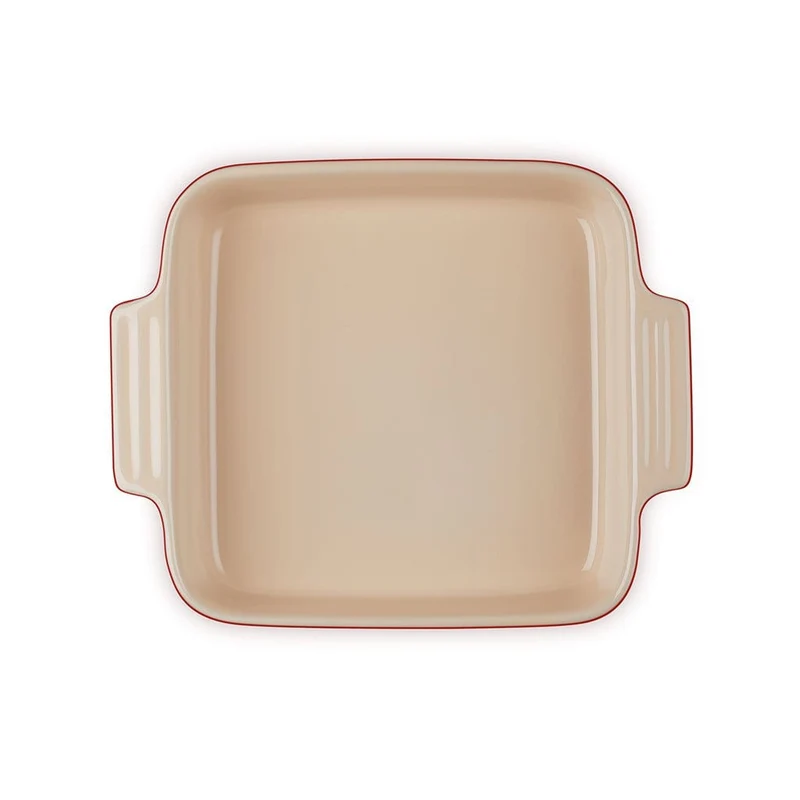 Molde cerámico tipo bandeja cuadrada Le Creuset