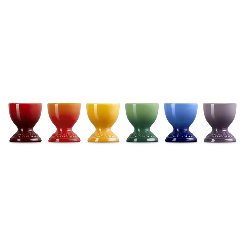 Set 6 hueveras Arcoiris Le Creuset