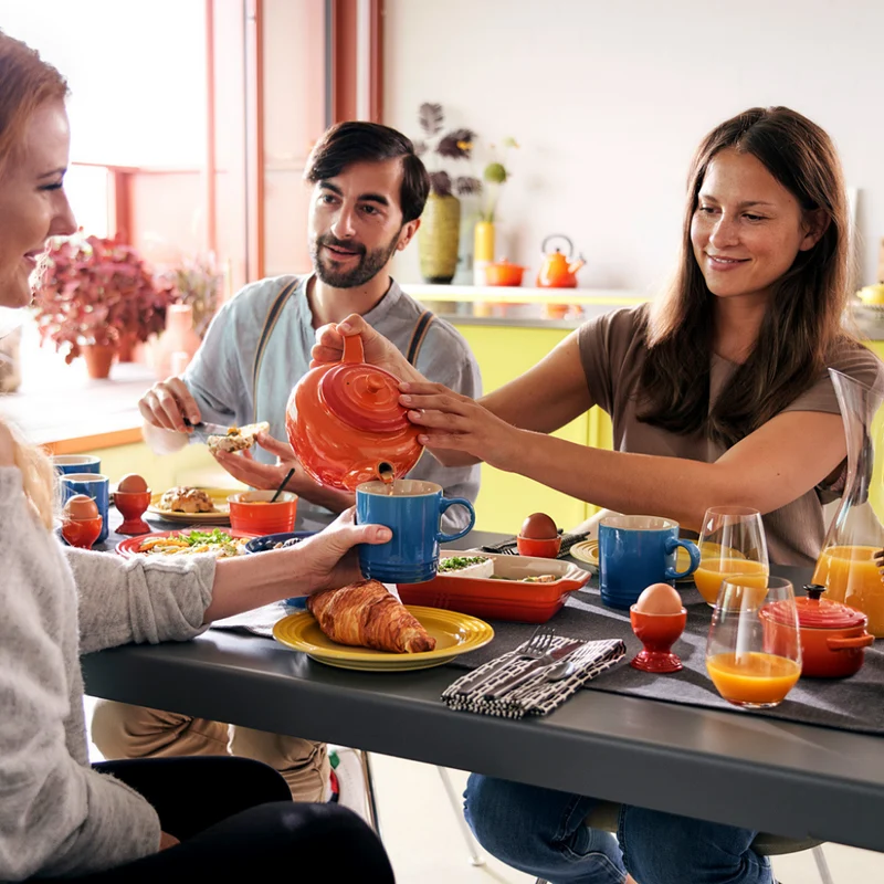 Set 6 hueveras Arcoiris Le Creuset