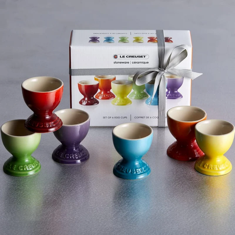 Set 6 hueveras Arcoiris Le Creuset
