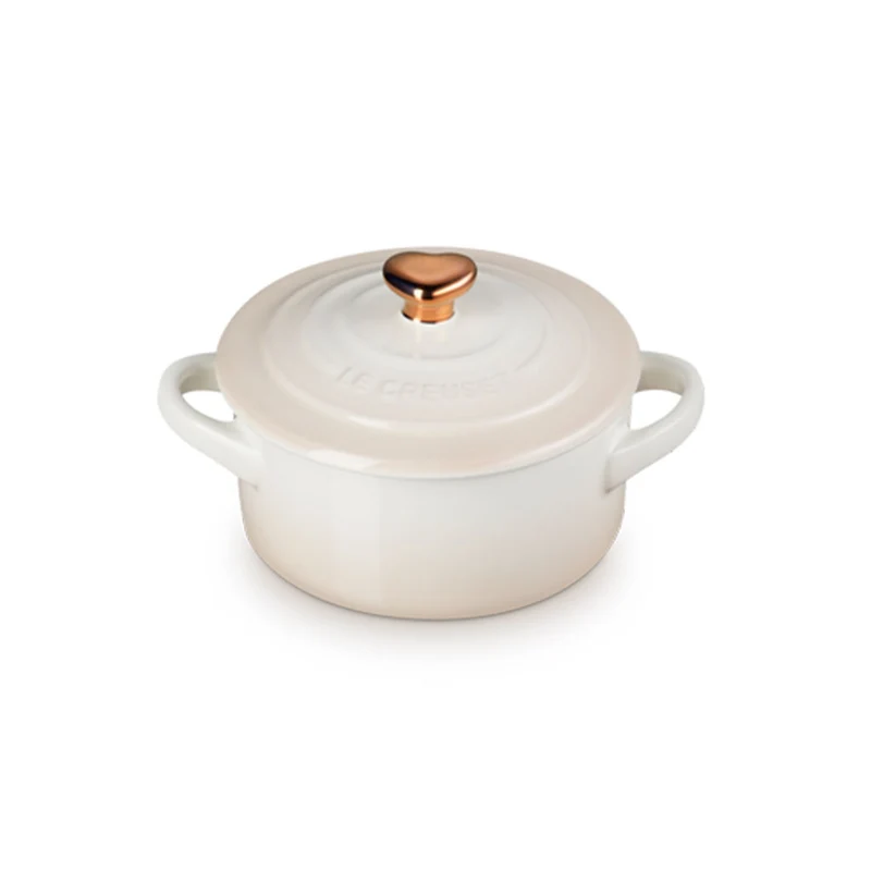 Mini cocotte pomo dorado Le Creuset