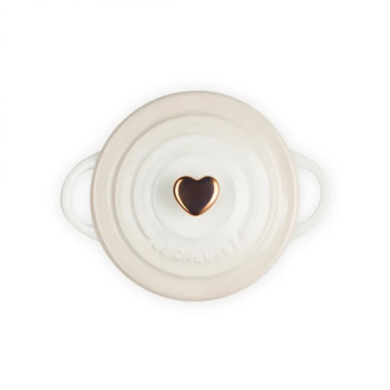 Mini cocotte pomo dorado Le Creuset