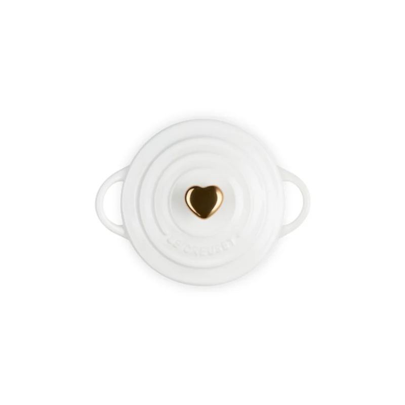 Mini cocotte pomo dorado Le Creuset