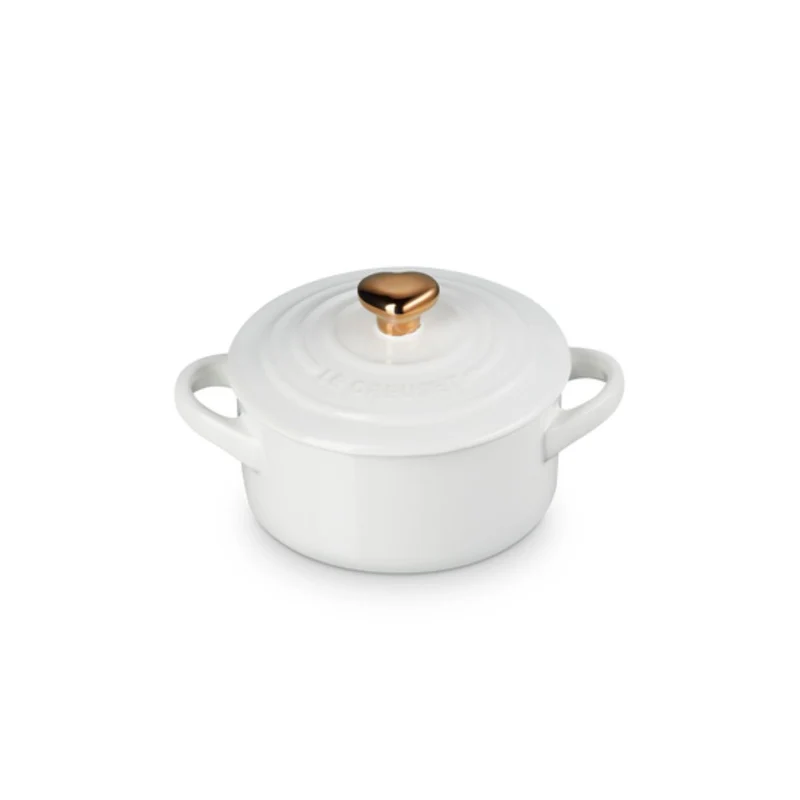 Mini cocotte pomo dorado Le Creuset