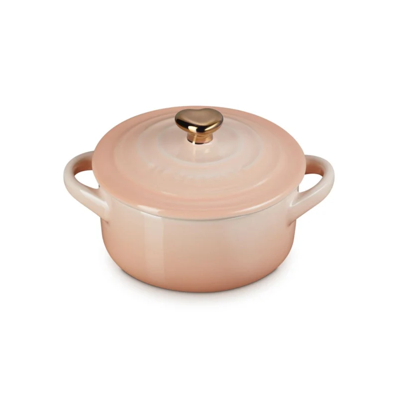 Mini cocotte pomo dorado Le Creuset