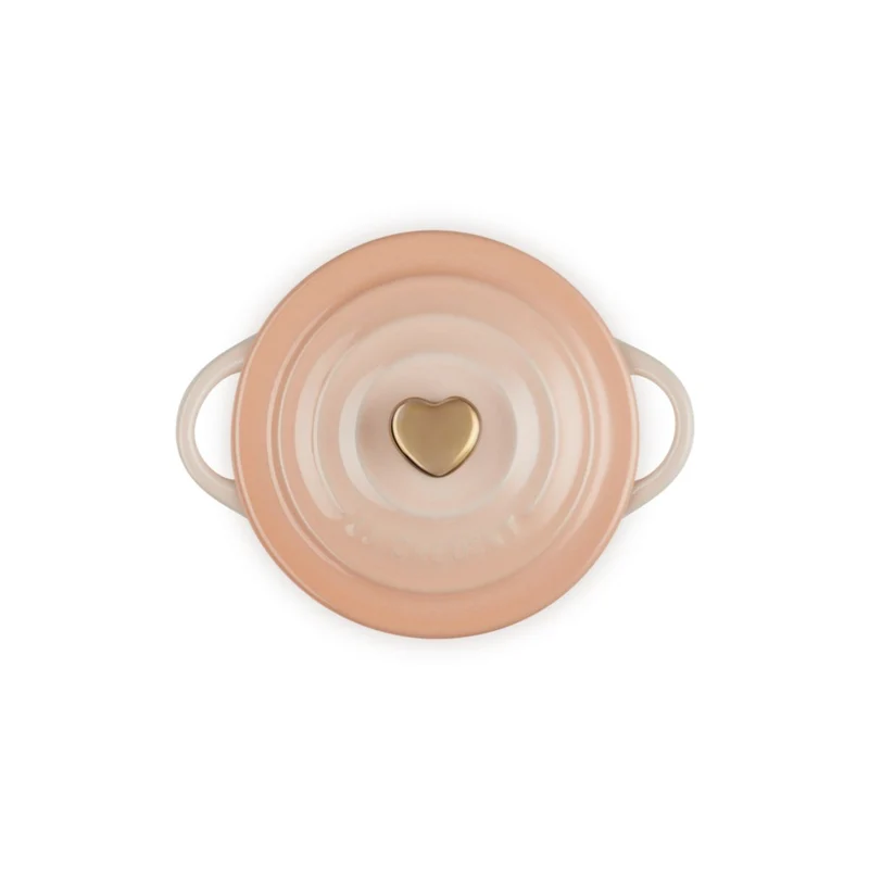 Mini cocotte pomo dorado Le Creuset