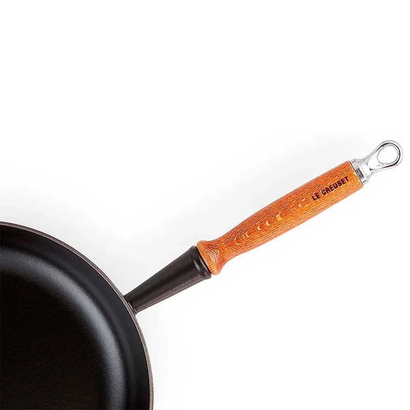 Sartén alta de hierro con mango de madera Le Creuset
