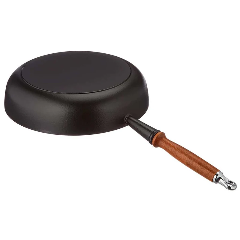 Sartén alta de hierro con mango de madera Le Creuset