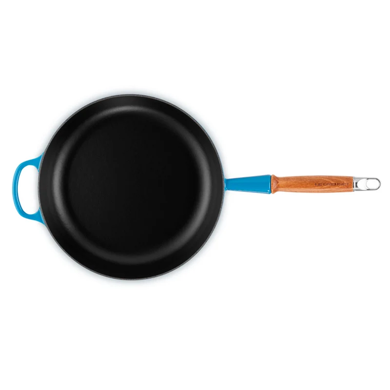 Sartén alta de hierro con mango de madera Le Creuset