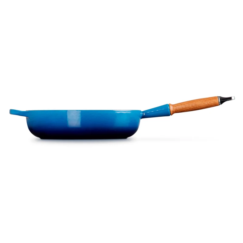 Sartén alta de hierro con mango de madera Le Creuset