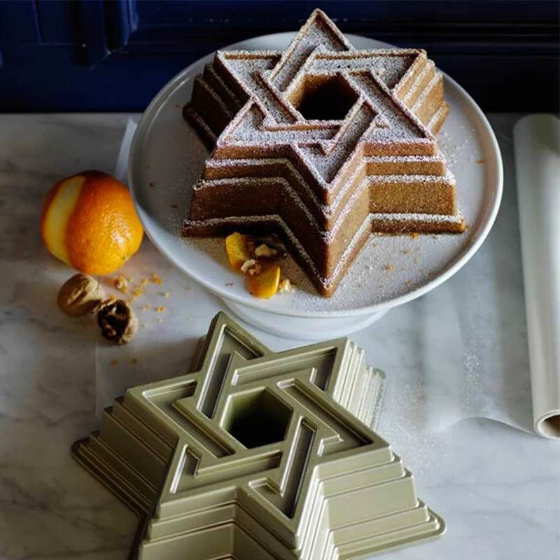 Molde bundt estrella de David Nordic Ware