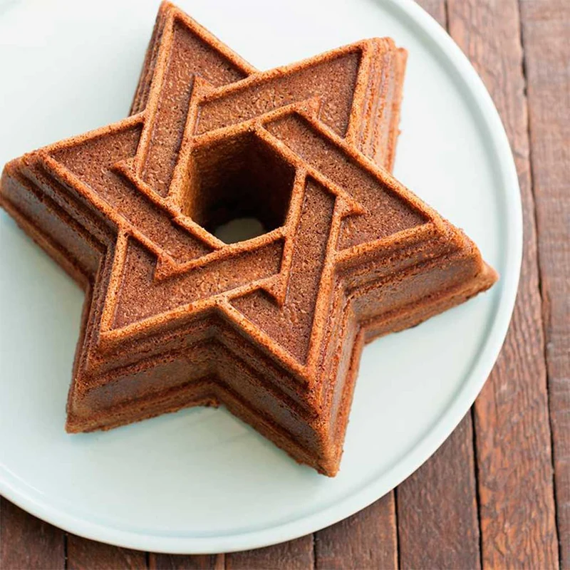 Molde bundt estrella de David Nordic Ware