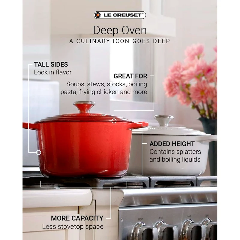 Cocotte redonda alta Evolution Le Creuset