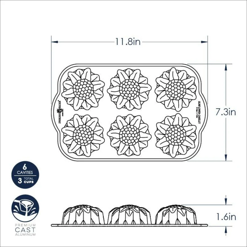 Molde Sunflower Nordic Ware