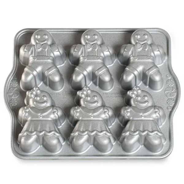 Molde aluminio Gingerbread Kids Nordic Ware