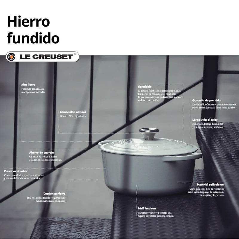 Cocotte redonda Classic 18 cm Le Creuset