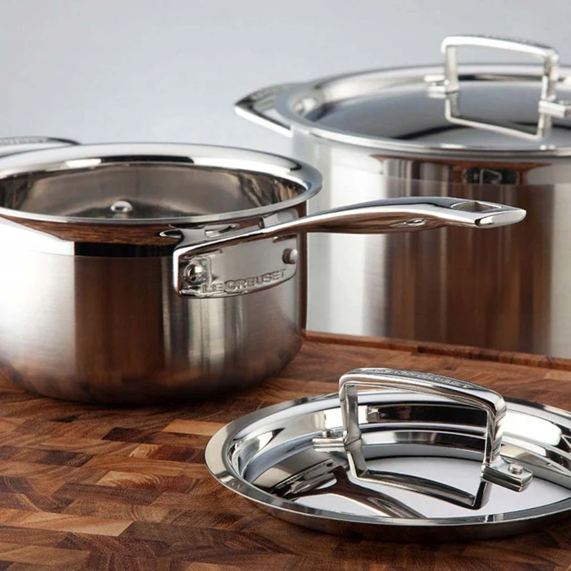 Cazo premium con tapa de Le Creuset