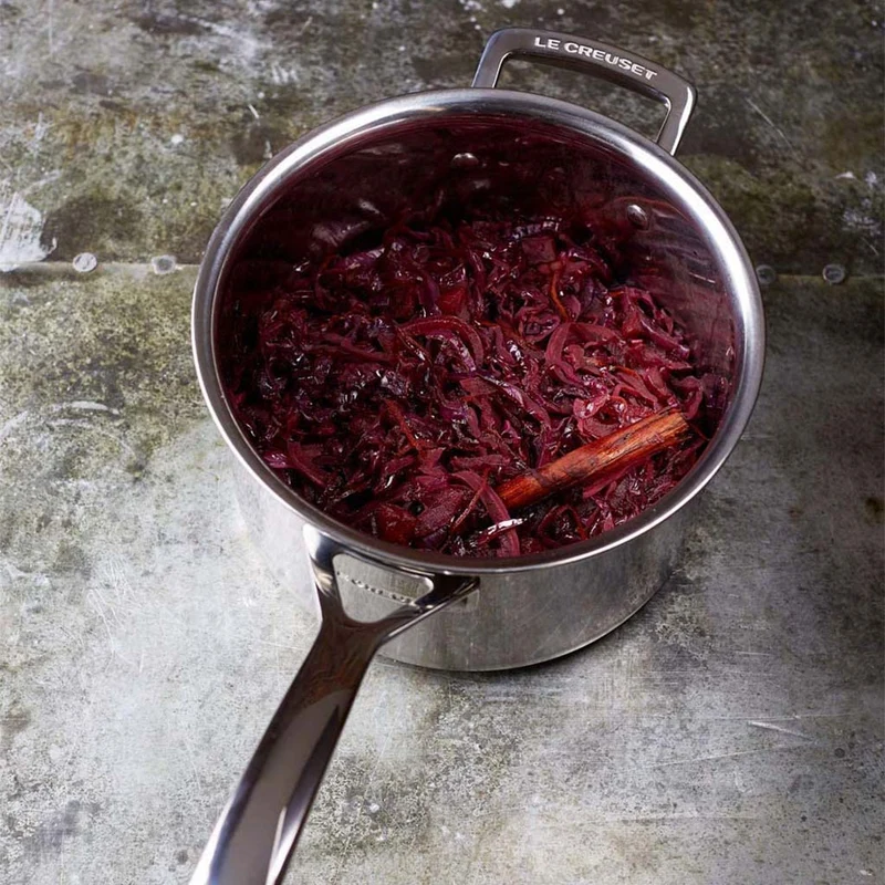 Cazo premium con tapa de Le Creuset