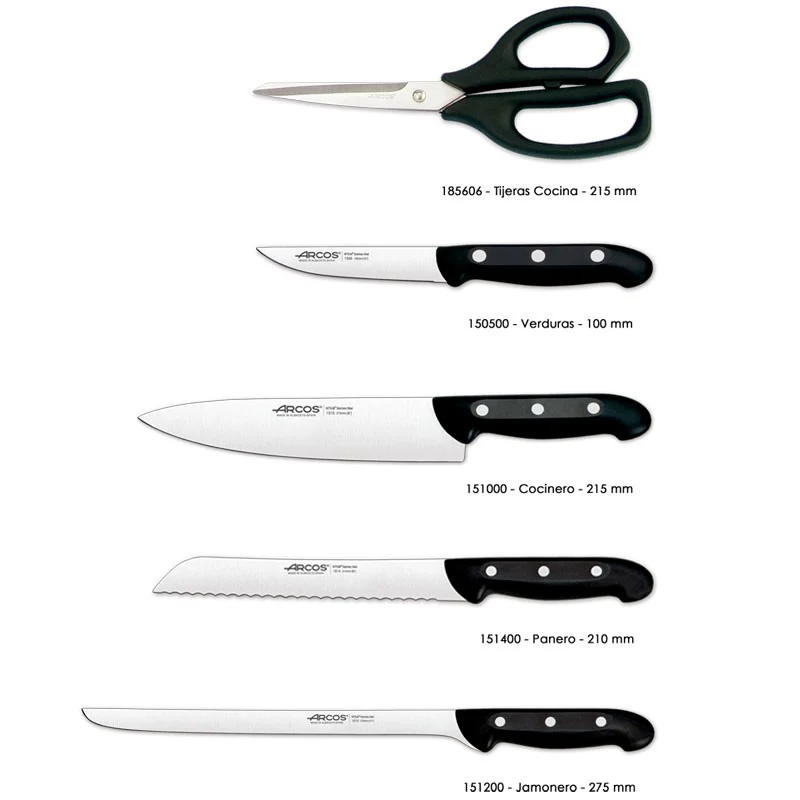 JGO CUCHILLOS 5 PZAS SERIE MAITRE ARCOS