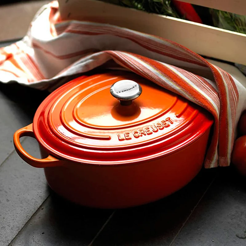 Cocotte oval baja Evolution de Le Creuset