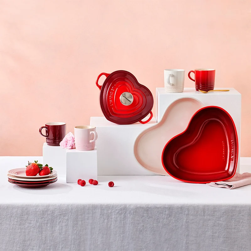 Bol cerámico corazón de Le Creuset