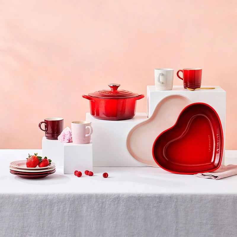 Bol cerámico corazón de Le Creuset