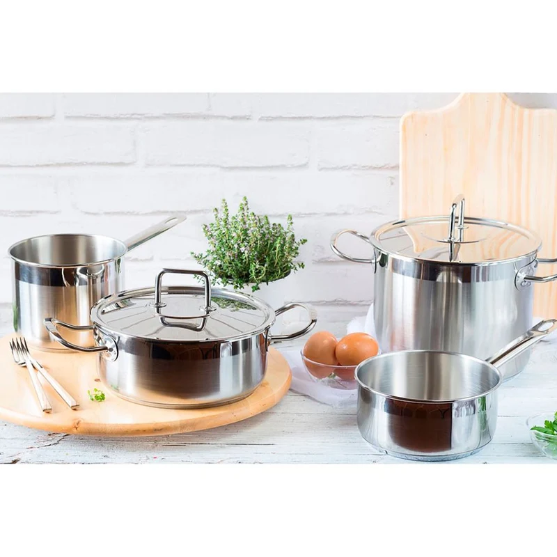 Pote de acero inoxidable Profesional de Bra