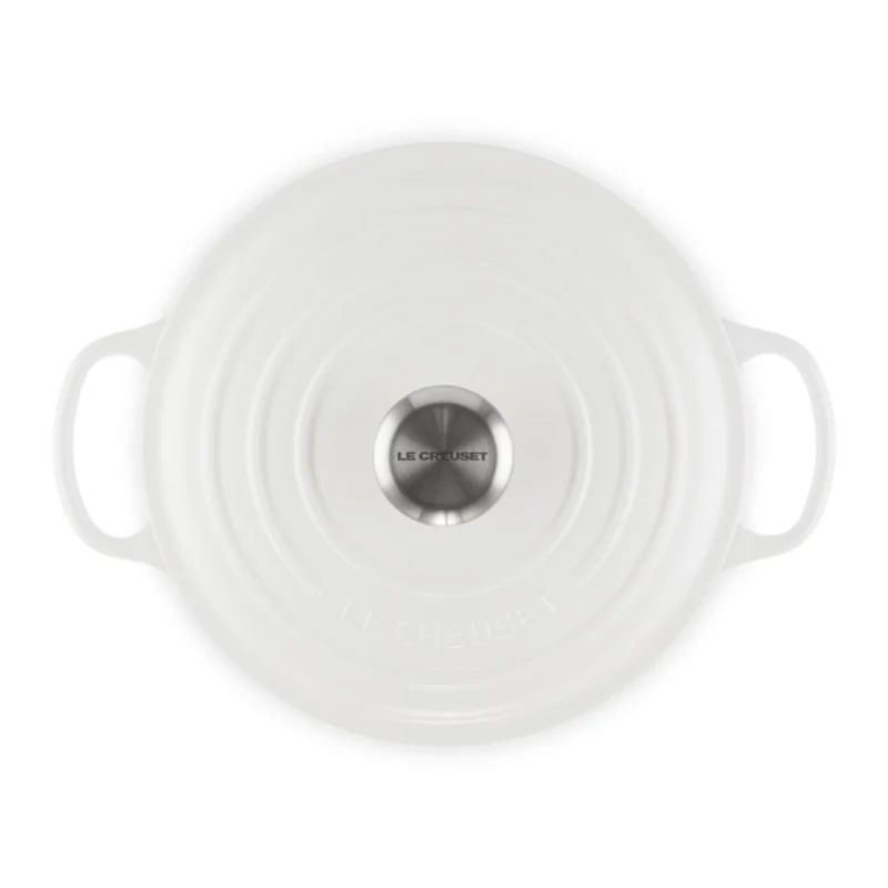 Cocotte redonda baja Signature Le Creuset