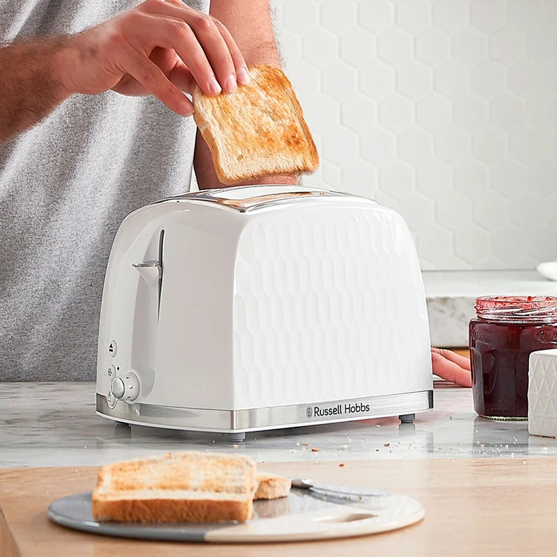 Tostadora de 2 rebanadas Honeycomb de Russell Hobbs