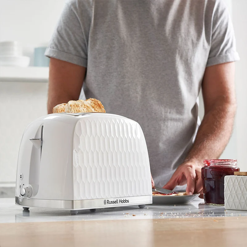 Tostadora de 2 rebanadas Honeycomb de Russell Hobbs
