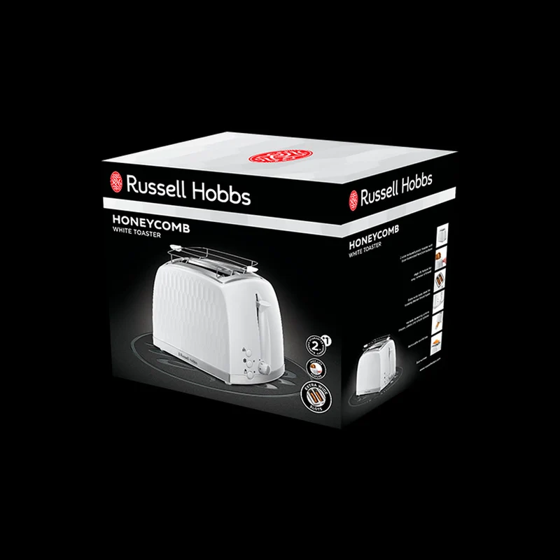 Tostadora de 2 rebanadas Honeycomb de Russell Hobbs