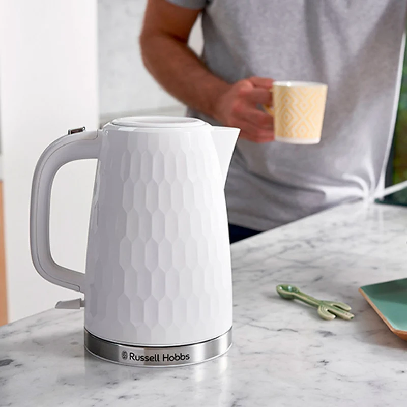 Hervidor Honeycomb blanco de Russell Hobbs
