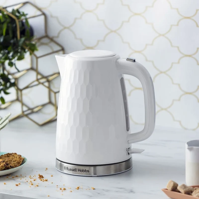 Hervidor Honeycomb blanco de Russell Hobbs