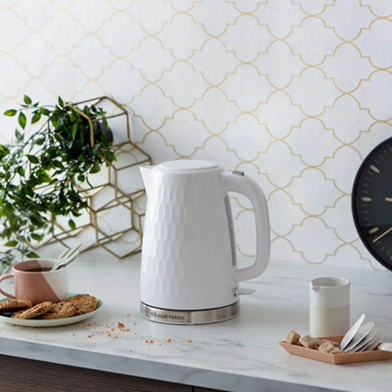 Hervidor Honeycomb blanco de Russell Hobbs