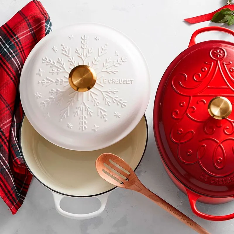 Cacerola baja de hierro Le Creuset ¡Edición Navidad!