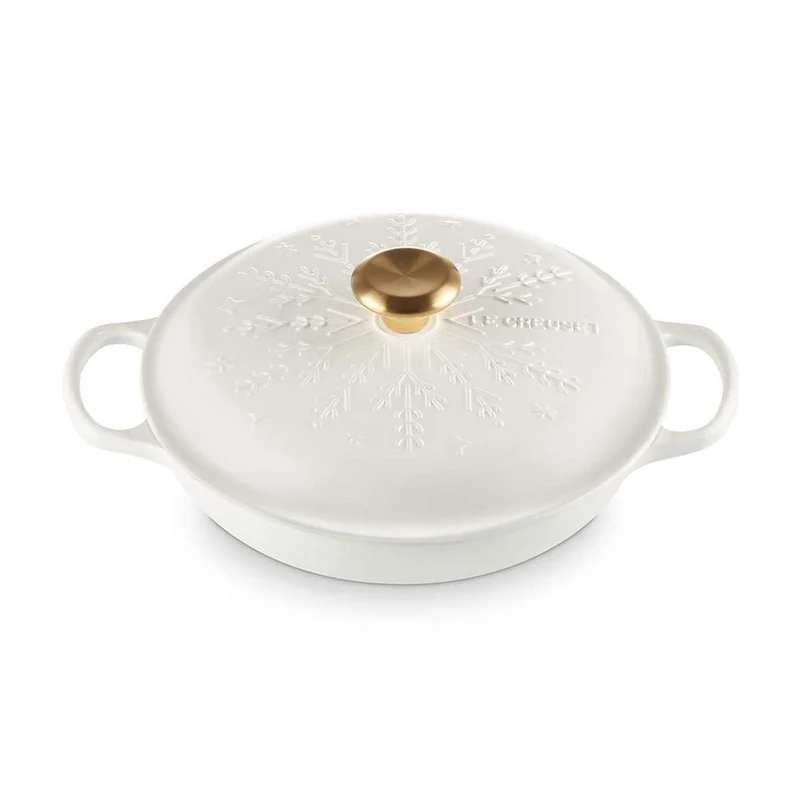 Cacerola baja de hierro Le Creuset ¡Edición Navidad!