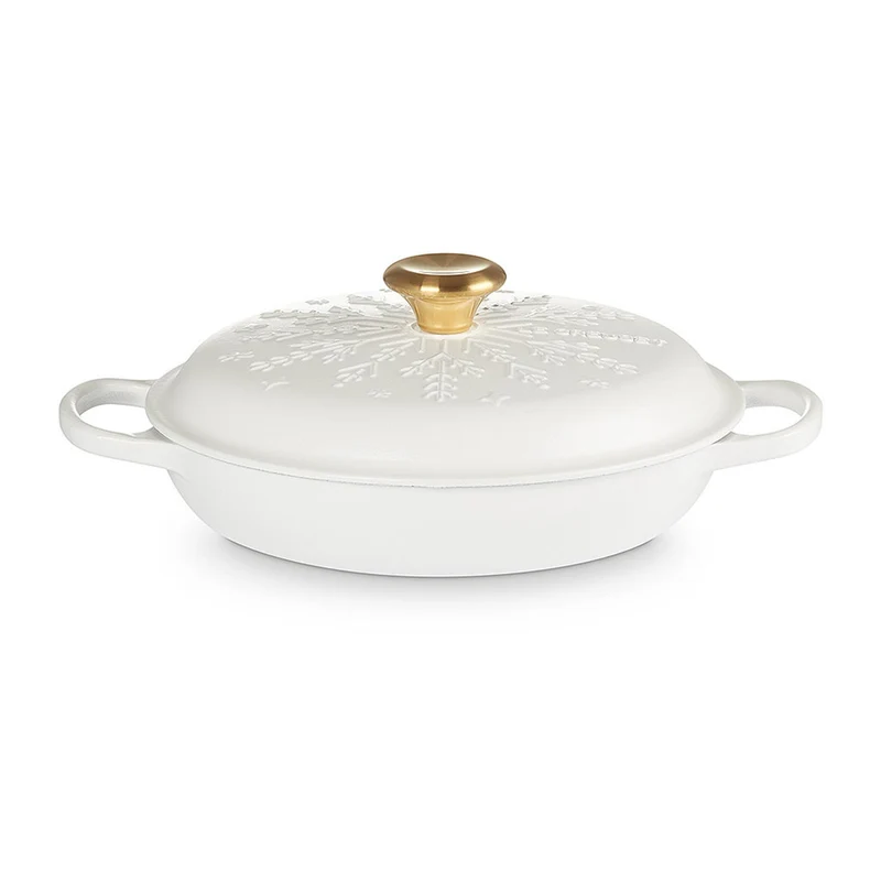 Cacerola baja de hierro Le Creuset ¡Edición Navidad!