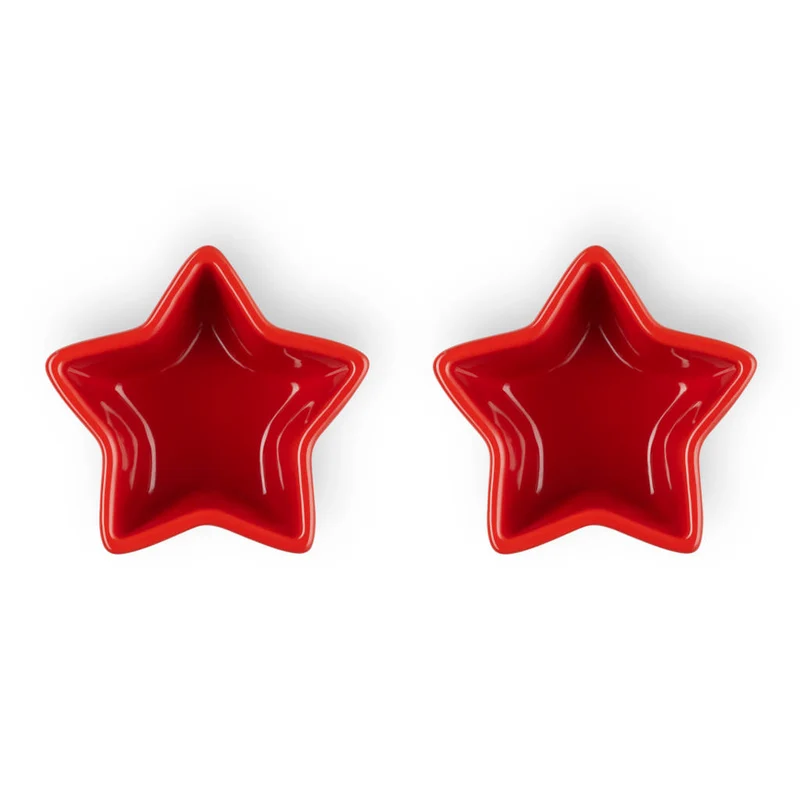 Conjunto de 2 ramequines Estrella Colección Christmas Le Creuset