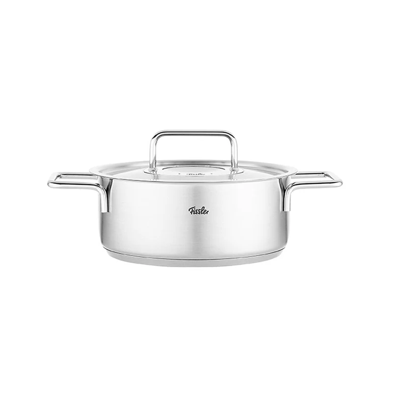 Cacerola con tapa de acero inoxidable Pure Fissler