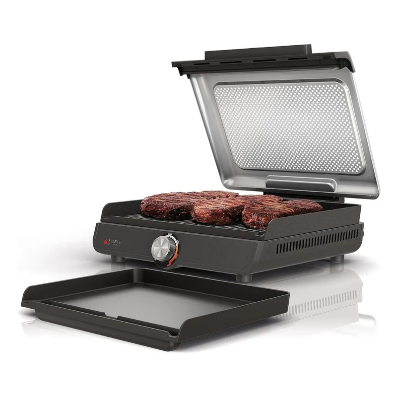Parrilla y plancha de interior 2 en 1 Sizzle Ninja®