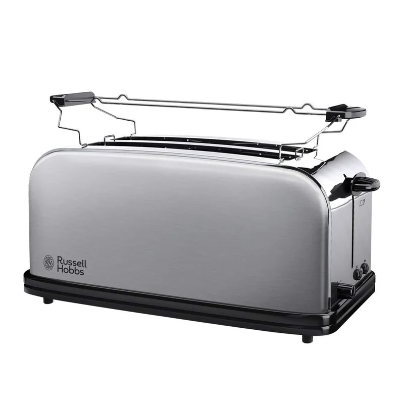 Tostadora 2 ranuras largas acero inoxidable Russell Hobbs