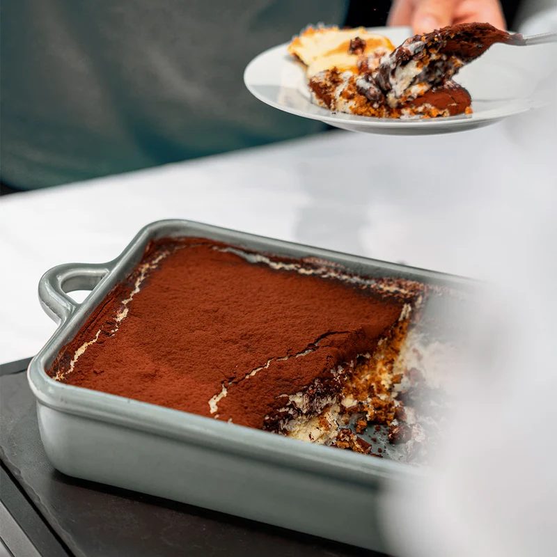 Bandeja rectangular de porcelana francesa Bombance Revol