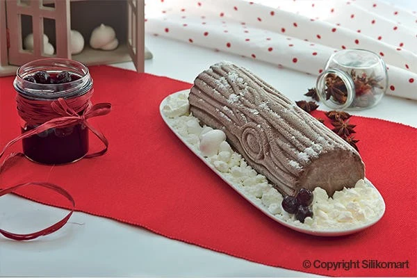 MOLDE + TAPETE TRONCO DE NAVIDAD SILIKOMART