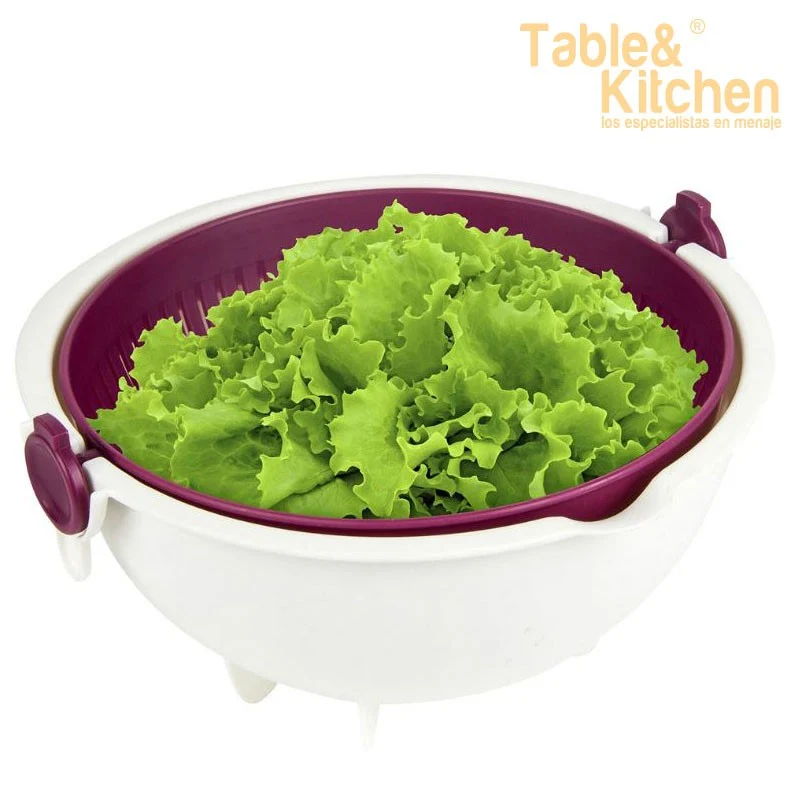 ESCURRIDOR ENSALADERA 2 EN 1