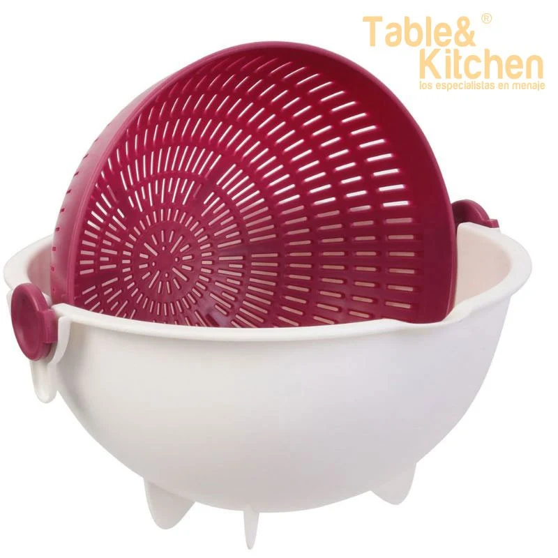 ESCURRIDOR ENSALADERA 2 EN 1